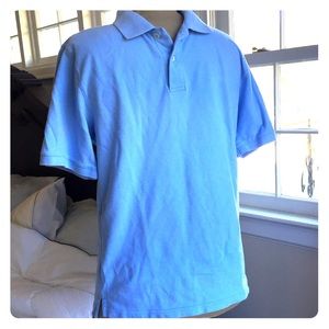 Shortsleeve polo baby blue men boys