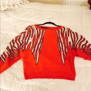 BCBG SILK, cotton and cashmere sweater