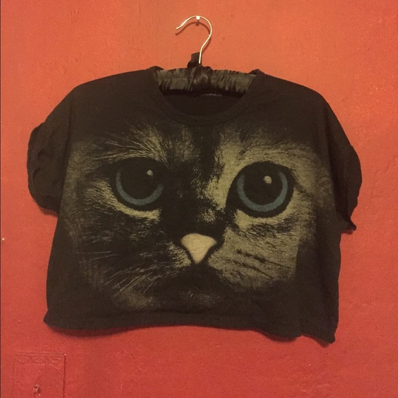 Cat crop top