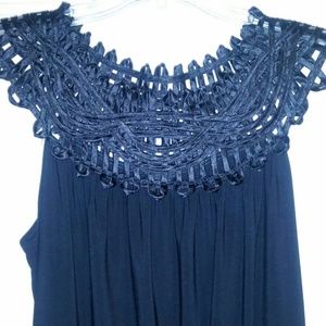 Black sleeveless shirt