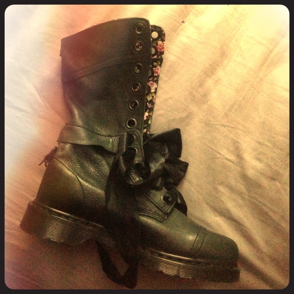 Brand new Dr. Martin's leather combat boots