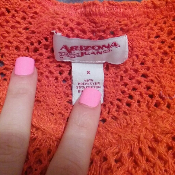 Crochet crop top burnt orange color - Picture 2 of 3