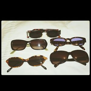 Lot of  5 women's sunglasses, Cole Hann tortoise
