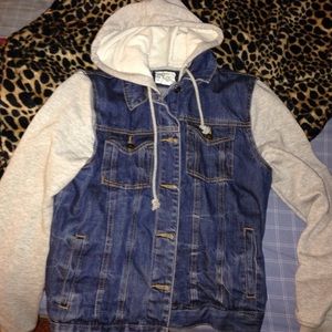 Jean jacket/hoodie