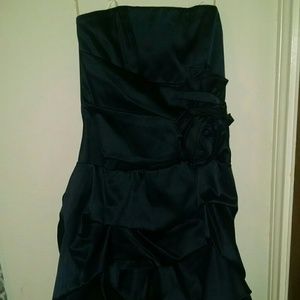 Navy Blue Semi Formal Dress