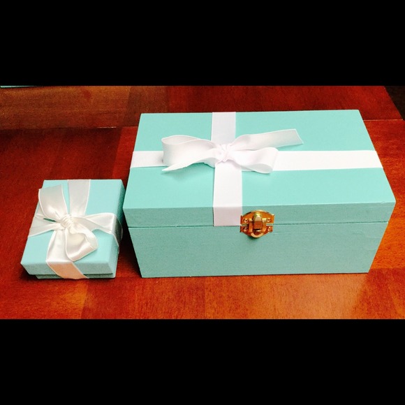 Tiffany & Co. Jewelry - Hand Crafted wooden Jewelry Box