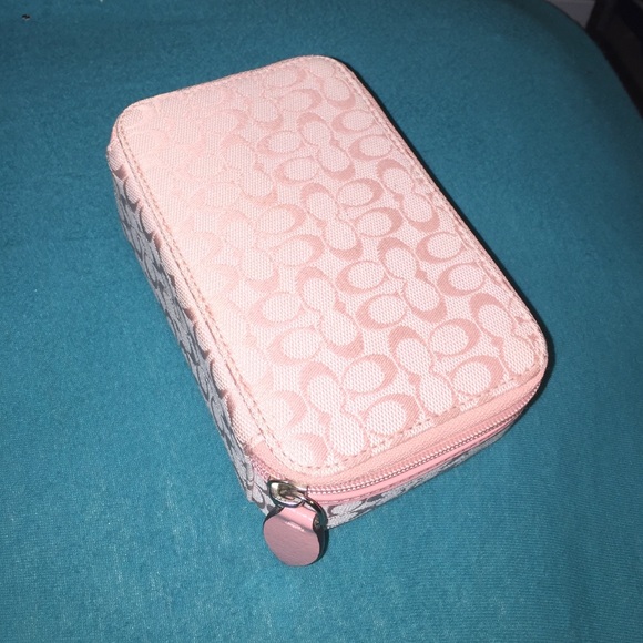 Powder Pink Coach Jewelry Box!