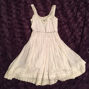 White Casual Dress