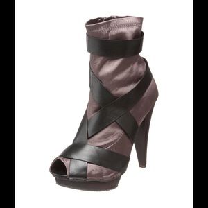 Brand New Dollhouse Ankle Peep Toe Strap Boots