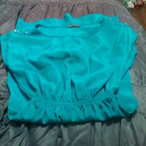 Turquoise dress