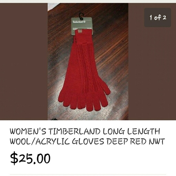 Timberland opera length gloves