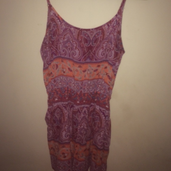 paisley print romper