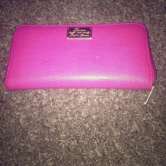 Ralph Lauren pink wallet (Will negotiate price)