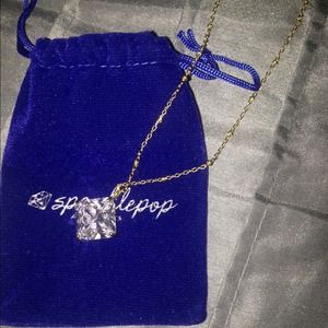 Sparkle pop long necklace