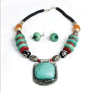 Statement Necklace & Earring Set