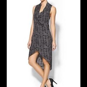 Piperlime Cross Front Dress Geo Print Sz Medium