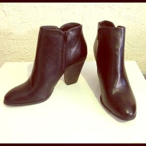 Black ankle booties