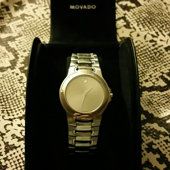 Movado Accessories - 💯⌚️MOVADO: MOVADO MEZA WATCH, Stainless Steel