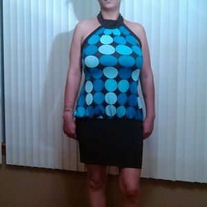 Poka dot Halter dress