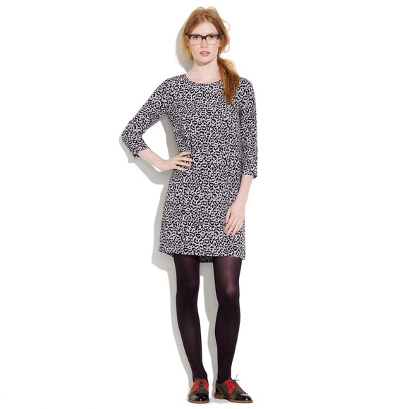 Madewell Leopard Shift Dress