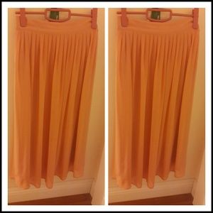 Chiffon Maxi skirt