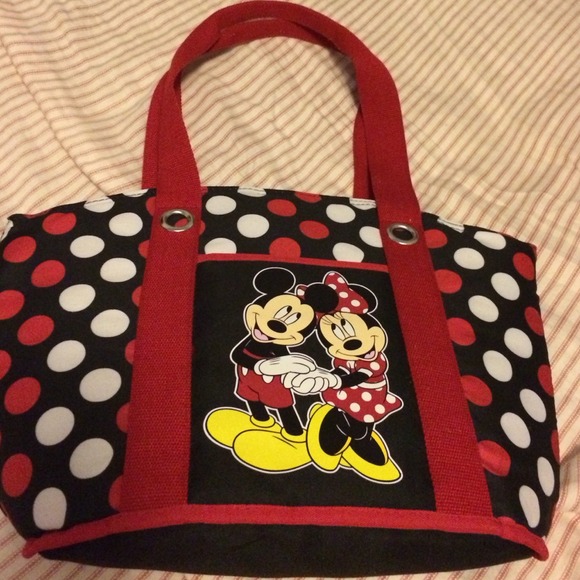 Mickey and mini mouse bag