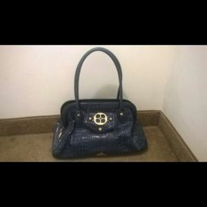 Iman navy blue purse