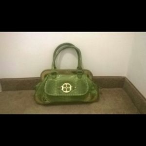 Iman green purse