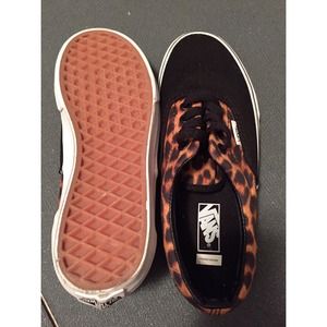 Cheetah print vans