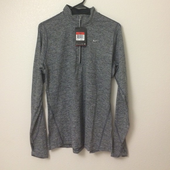 Nike Running Dri-Fit Grey Long Sleeve Top