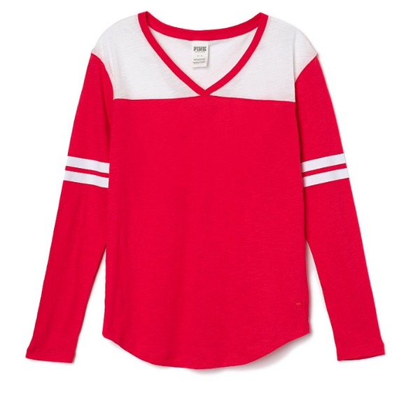 PINK Victoria's Secret varsity shirt BUNDLE! - Picture 1 of 4