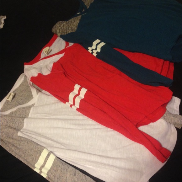 PINK Victoria's Secret varsity shirt BUNDLE! - Picture 3 of 4