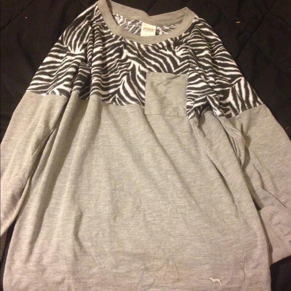 PINK by Victoria's Secret varsity crew. - Picture 2 of 4