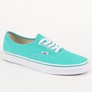 Tiffany blue Vans