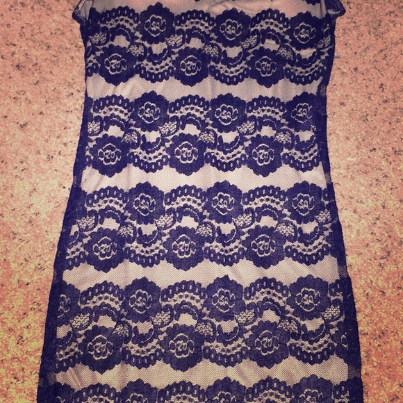 Love Nickie Lew blue lace dress