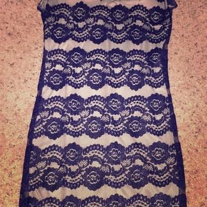 Love Nickie Lew blue lace dress