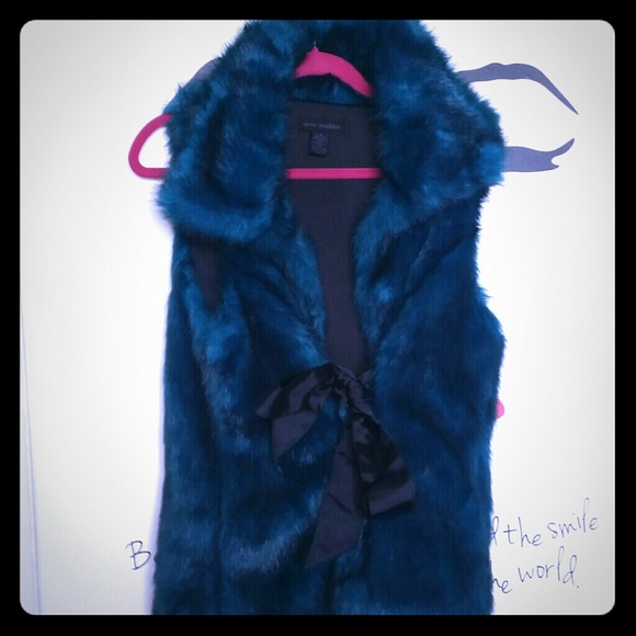 Steve Madden Faux fur vest NWOT
