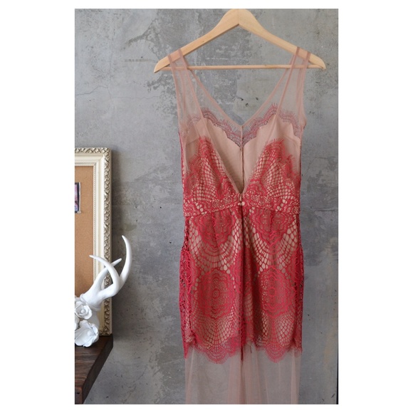 for love & lemons ♡ red antigua maxi dress - Picture 2 of 4