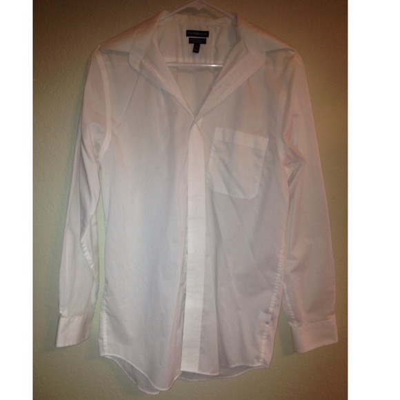 Men's white button up.