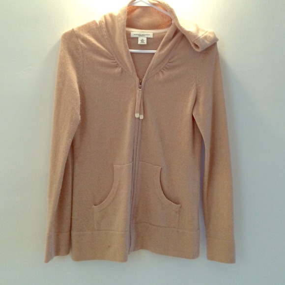 Banana Republic Cashmere Zip Up Sweater