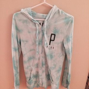 PINK tie dye hoodie