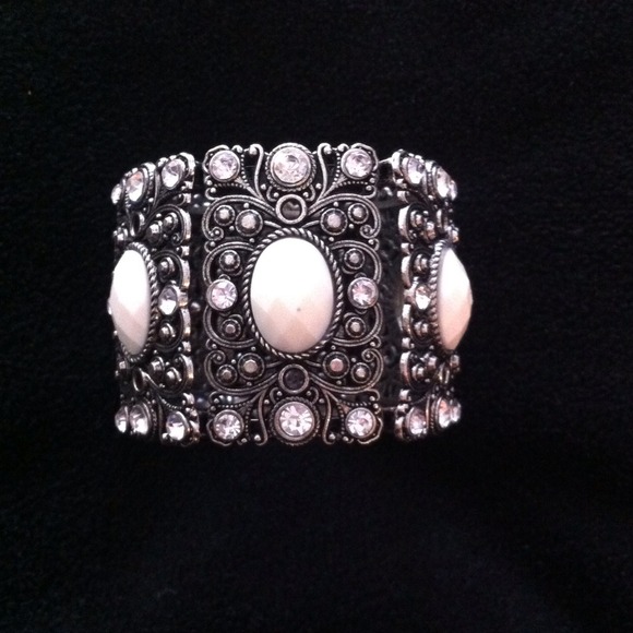 Crafted bling bracelet, captures light beautifully