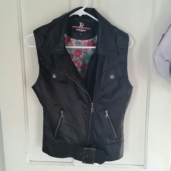 Dollhouse leather vest