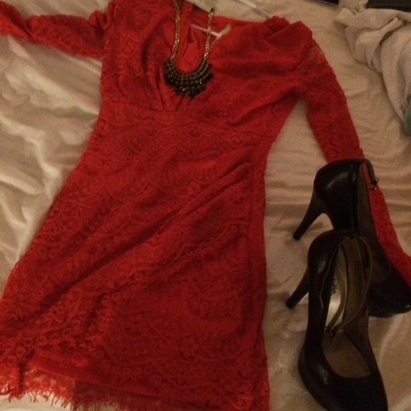 Lace Tight Dress