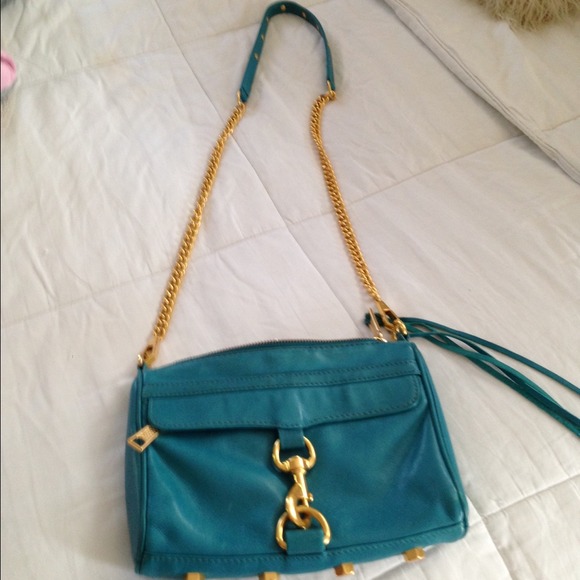 Teal Rebecca Minkoff Mini Mac