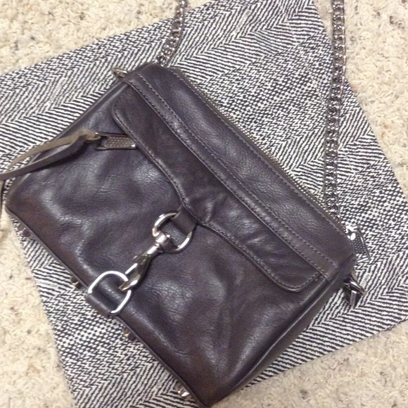 Rebecca Minkoff Mini Mac in Dark Grey