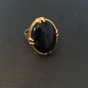Black cocktail ring