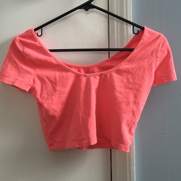Pink crop top