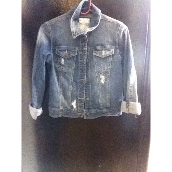 Cropped jean jacket