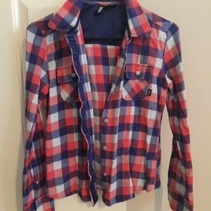 Vans flannel top